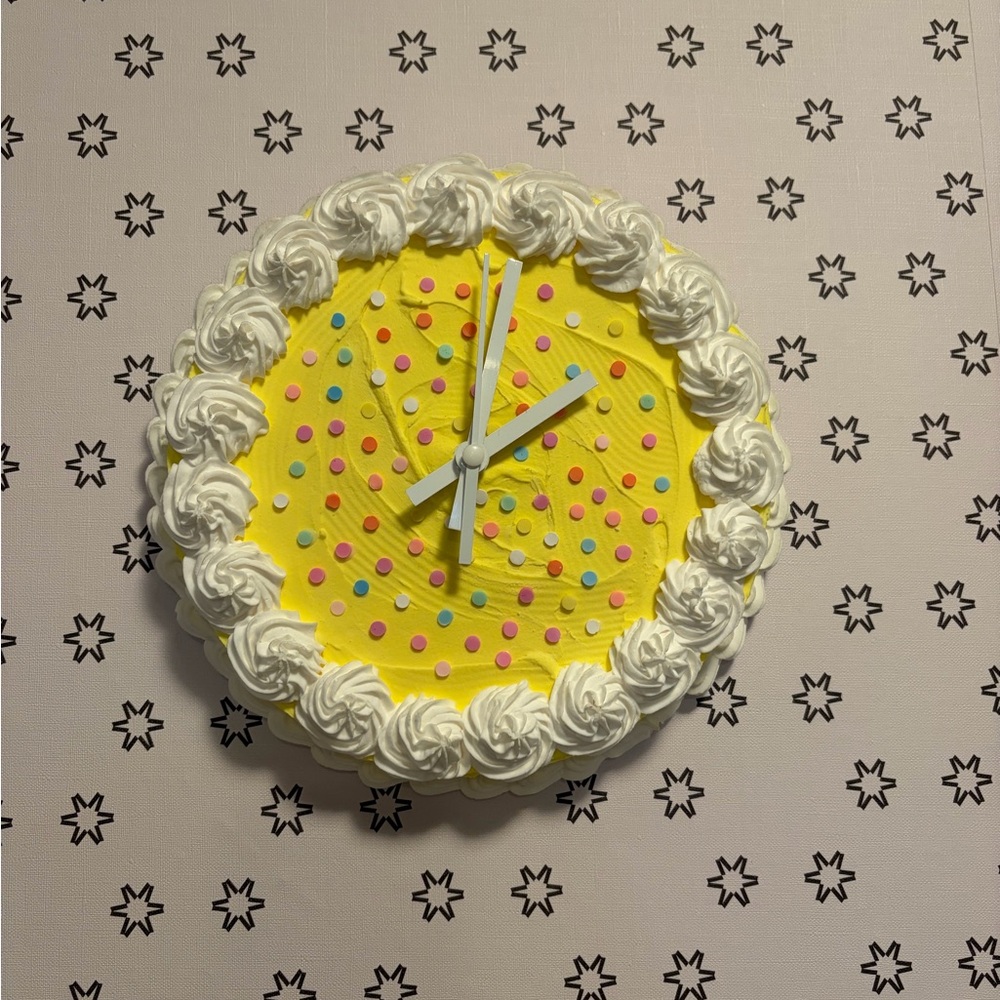 Colorful Cake Wall Clock